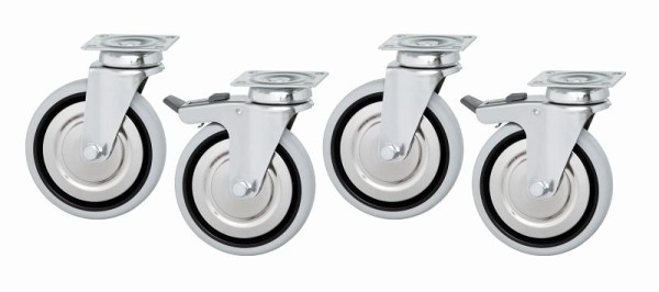 Roulettes pivotantes Bartscher 4AW, 308242
