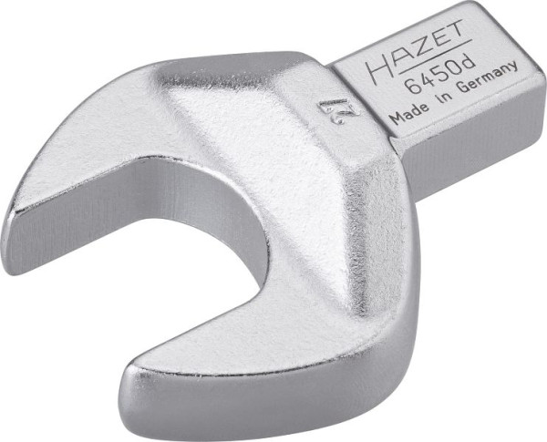 Clé à fourche insérable Hazet, carré insérable 14 x 18 mm, profil hexagonal extérieur, 27 mm, 6450D-27