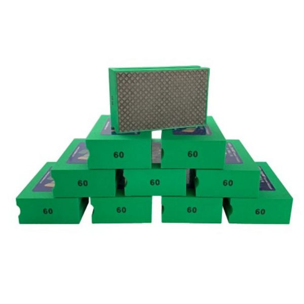 Jeu de tampons de meulage diamantés Karl Dahm - 10x tampons de meulage diamantés verts, K 60, 45466