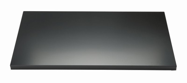 Etagère Bisley avec dispositif d'accrochage latéral pour EuroTambour, noir, ET408SHPS333