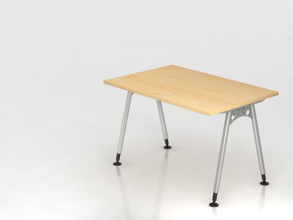 Bureau Hammerbacher pied A 120x80cm, érable, forme rectangulaire, VAS12/3/S