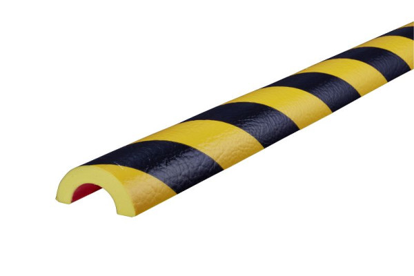 Protection de tuyau Knuffi, pour tuyaux d'un diamètre de 20 à 40 mm, jaune/noir, 1 mètre, PR-10018