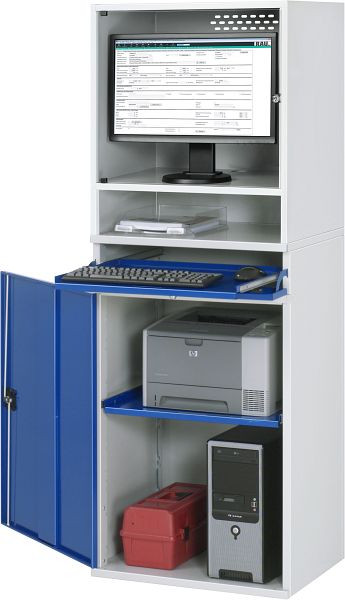 Armoire informatique RAU - modèle 65, L650 x P520 x H1770 mm, 07-650-M65-MG5.11