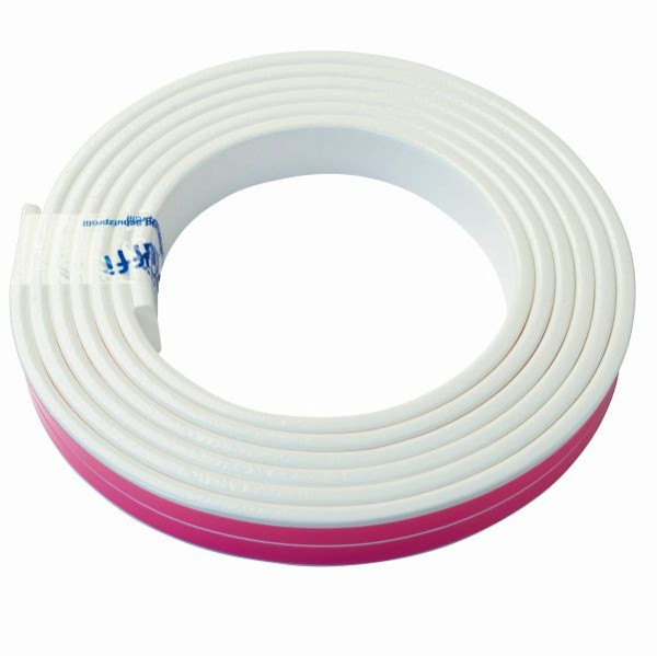 Protection de surface Knuffi, profil d'avertissement et de protection type F, blanc, 5 mètres, PF-10325
