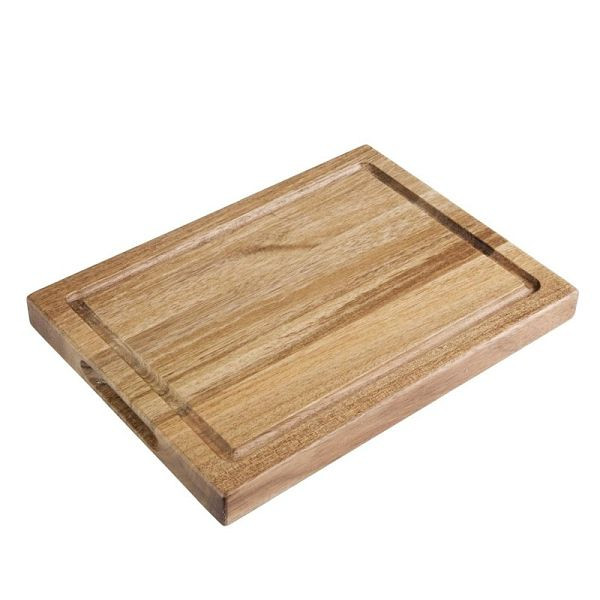 Planche à steak OLYMPIA en bois d'acacia 26 x 19cm, DP138