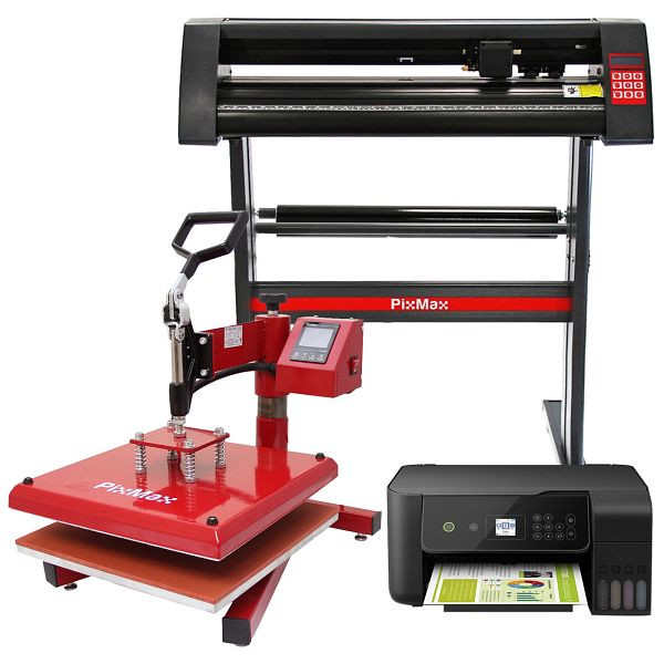Presse à chaud, coupe-vinyle et imprimante PixMax 38 cm, 10565