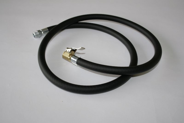 Tuyau ELMAG GI (1 mètre) complet avec raccord momentané pour gonfleurs de pneus professionnels modèles 60 GE et GE/CEE calibrés, 9402057
