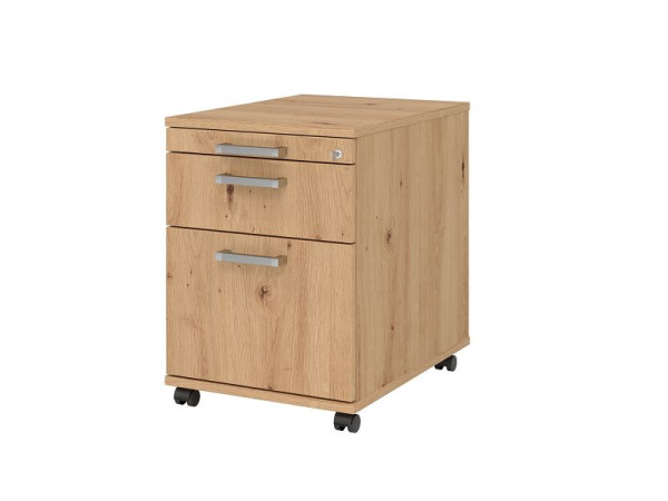 Conteneur roulant Hammerbacher 58cm, 1 tiroir, 1HR, serrure CE Asteich, VAC20/R/R/CE