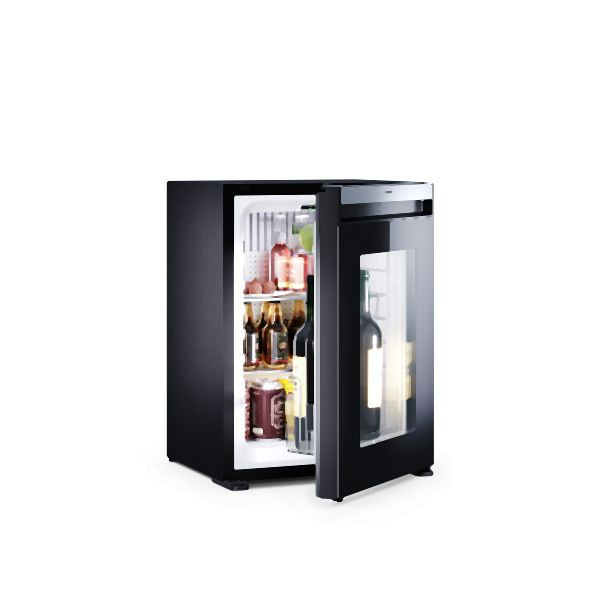 Minibar Dometic avec porte vitrée HiPro Evolution N40G, charnière de porte à droite, 9600028845