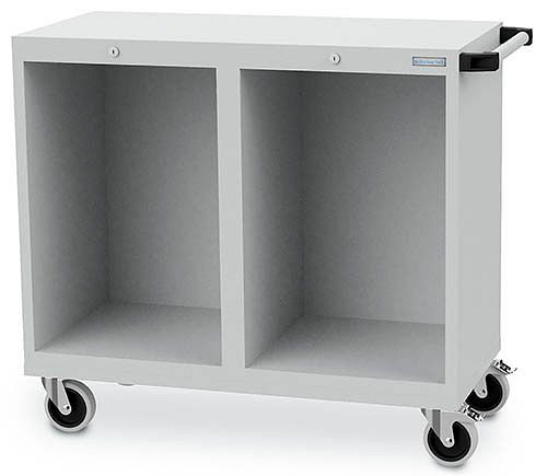 Armoire à tiroirs mobile Bedrunka+Hirth, boîtier vide, R 18-16, nombre de tiroirs : 4, dimensions en mm (LxPxH) : 1060 x 500 x 980, 04.1100LG