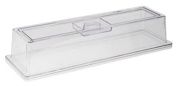 Couvercle APS GN 2/4, 53 x 16,2 cm, hauteur : 10,5 cm, polycarbonate, épaisseur du matériau : 3 mm, 11044