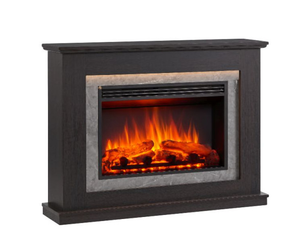 Cheminée électrique BALDERIA Alexios, 2000 W, marron foncé, EF379A-MT379C-EO