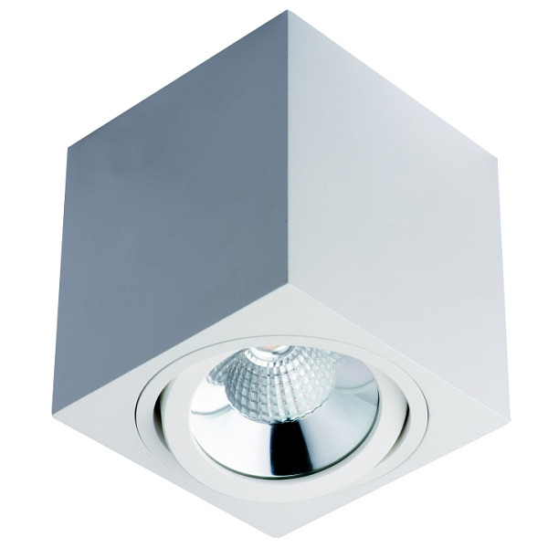rutec Projekt MELIMAR COB LED - spot en saillie orientable, rectangulaire, 230V, 6W, IP20, 3000K, CRI80 - blanc, PEG520WW