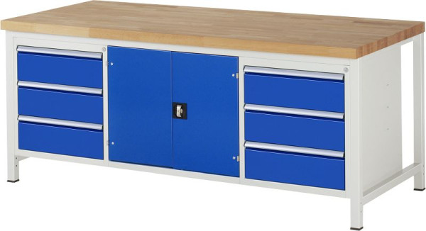 Etabli RAU série 8000 - modèle 8907, L2000 x P900 x H840-1040 mm, 13-8907A2-209B4H.11