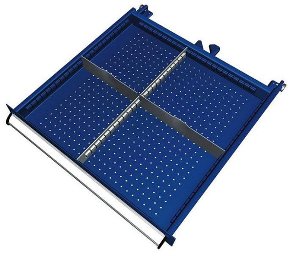 Kit de matériel de séparation KLW pour compartiment à tiroirs hauteur 50 mm dans armoire SEA, taille d'armoire 572 x 605 mm L x P, SEA-B01-032