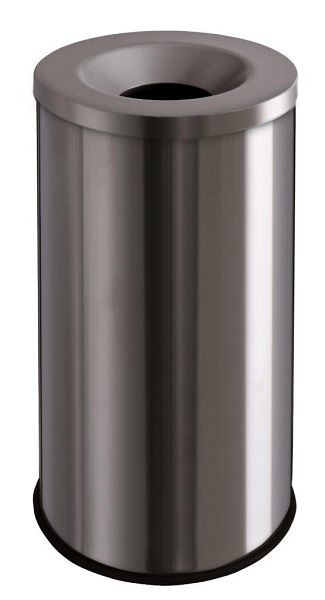 Orgavente GRISU, Poubelle de sécurité en acier inoxydable brossé, H x Ø 750x400 mm, 90L, 770020