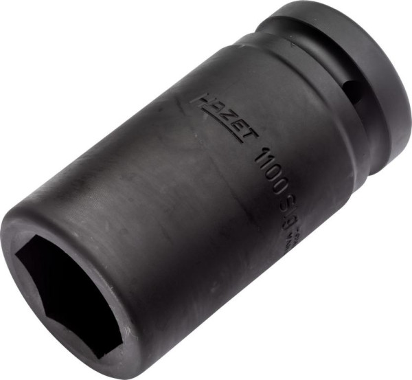 Impact Hazet, douille tournevis machine, six pans, carré creux 25 mm, profil six pans mâle, 36 mm, version longue, 1100SLG-36