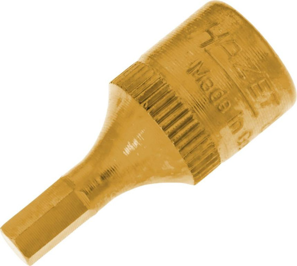 Douille de tournevis Hazet, carré creux 6,3 mm (1/4 pouce), profil à six pans creux, 4 mm, 8501-4