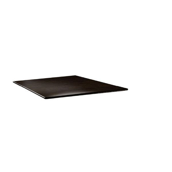 Topalit Smartline plateau de table carré wengé 70cm, DR977