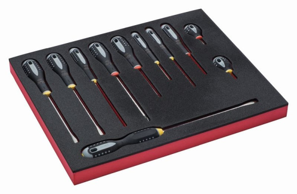 Insert Bahco 2/3, tournevis, fente + PH, 11 pièces, FF1F1002