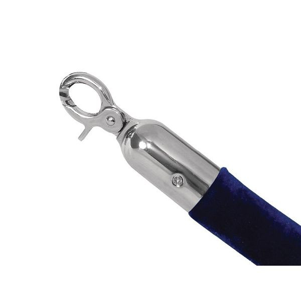 Cordon barrière boléro bleu-zinc, U917