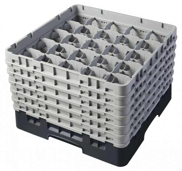 Panier de lavage Cambro 25 compartiments Camrack® 29,8 cm noir, lot de 2, 25S1114110