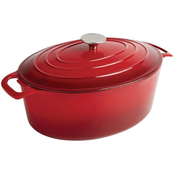 Cocotte ovale Vogue rouge, GH313