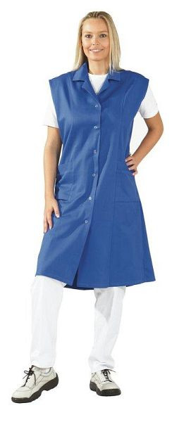 Manteau de travail femme Planam en coton, sans manches, bleu bleuet, taille 42, 1691042