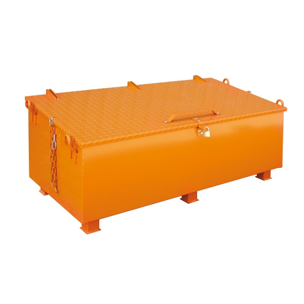 Boîte à outils industrielle Eichinger, acier, 800 kg, 600 litres, orange pur, 12100300000000