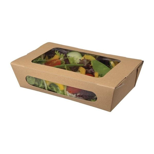 Colpac Boîtes à salade recyclables avec fenêtre de visualisation 1L, UE: 200 pièces, FA372