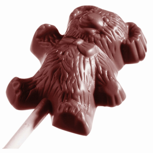 Schneider moule à chocolat sucette, ours en peluche, 275x135 mm -48x37x15 mm, 421354