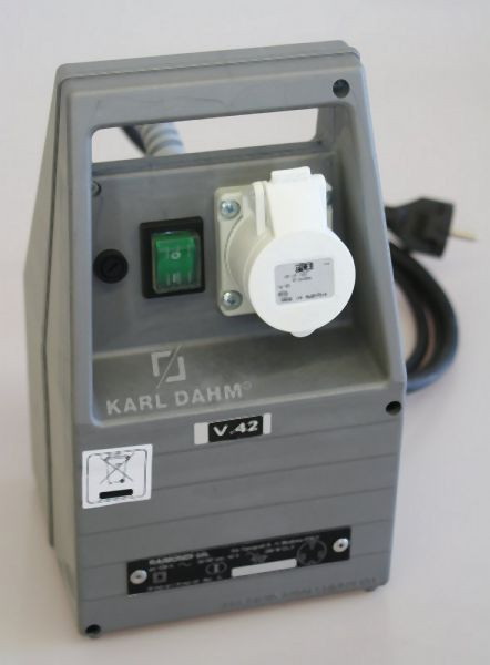 Transformateur de remplacement Karl Dahm pour machine vibrante Mastino 40070, 21328