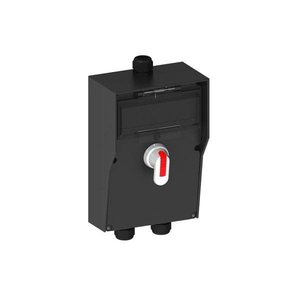 ELSPRO Vollgummi-Wandverteiler TRIER M40 LUS63 2XM40 63A, 2808818