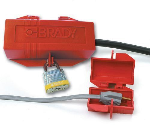 Barrière DENIOS pour connecteurs jusqu'à 10 mm pour sécuriser tous types de fiches, 209741