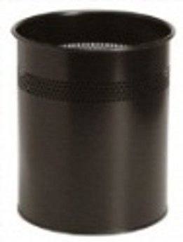 Twinco 2010 TWIN METAL poubelle 15 L, noir, 2010-1