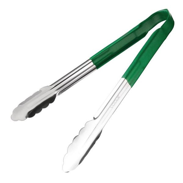 Pince de service Hygiplas avec code couleur vert, CB155