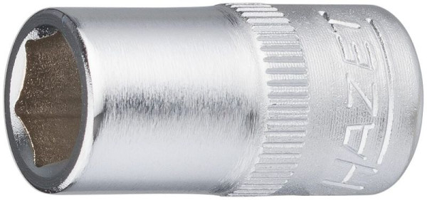 Embout pour clé à douille Hazet, hexagonal, carré creux 6,3 mm (1/4 pouce), 8 mm, moleté, 850-8