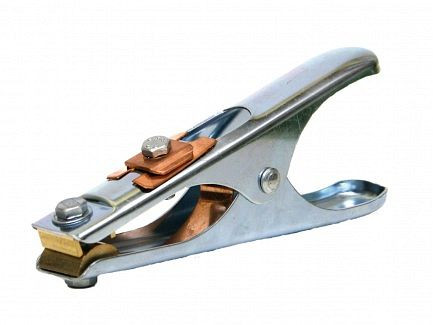 Borne de terre ELMAG NEVADA 2 (250 A / 35% ED, 200 A / 60% ED) pour diamètre de câble maxi 35 mm², ouverture maxi 53mm, 225g, 55340