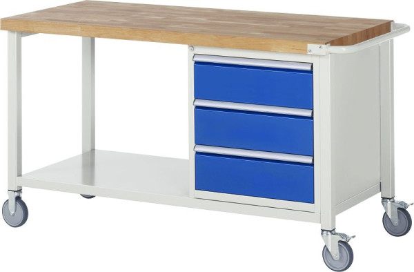 Etabli mobile RAU 8000 - modèle 8157, L1500 x P700 x H880 mm, 15-8157A6-157B4S.11