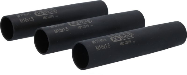 Jeu de centrage de boulons de roue et de douilles de protection KS Tools, M18x1,5, Ø21,0 mm, 450.0372