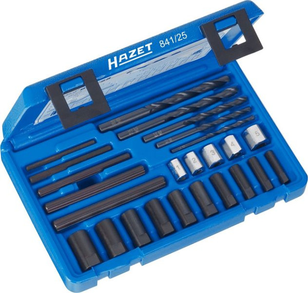 Jeu d'extracteurs de boulons Hazet, nombre d'outils : 25, 841/25
