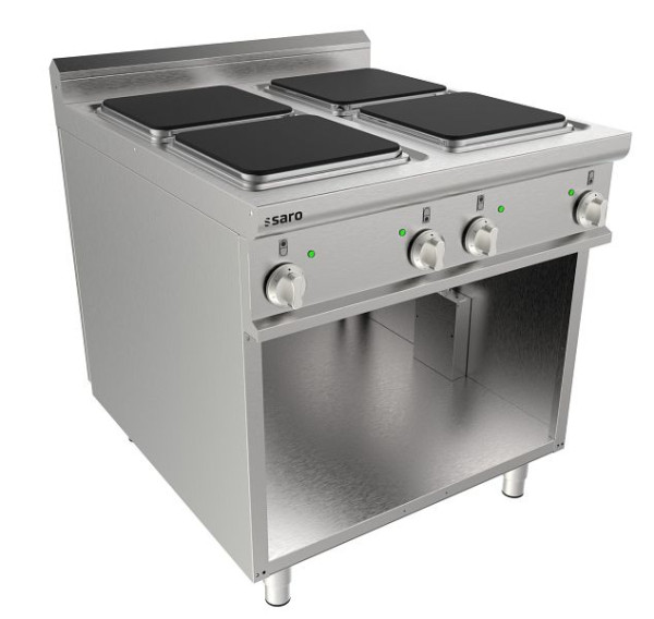 Saro cuisinière électrique base ouverte 4 plaques LQ, 423-8205