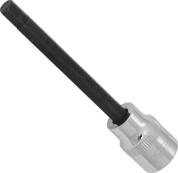 Embout de tournevis VIGOR, carré creux 10 mm (3/8"), profil six pans intérieur, 6 mm, longueur : 93 mm, pour commande manuelle, V6142