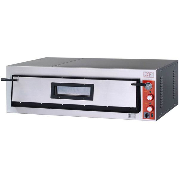 Four à pizza GGF avec une chambre, entièrement en argile réfractaire, 9 kW, 1370 x 850 x 420 mm (LxPxH), PP0611636