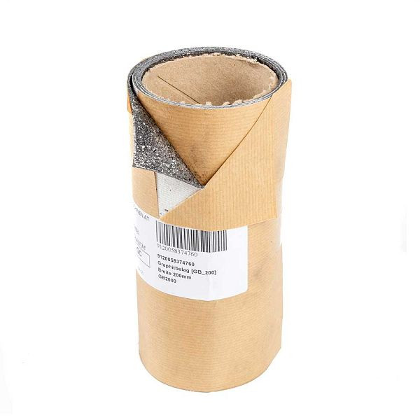 Revêtement graphite Holzmann largeur 200 mm rouleaux de 1 m, GB200