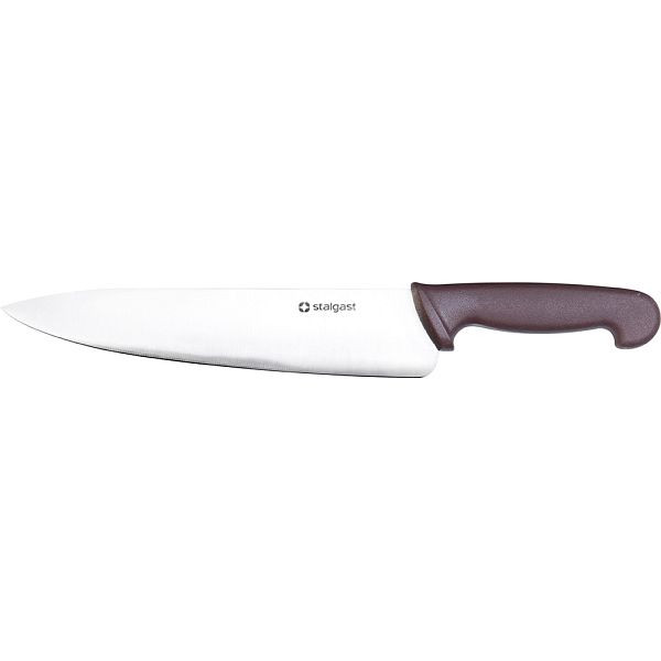 Couteau de chef Stalgast, HACCP, manche marron, lame inox 25 cm, MS0936250