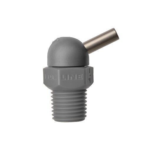 Loc-Line Hochdruckdüse CD 1/4", D=2,2mm, L=12,7mm, a=72° grau, L72066G