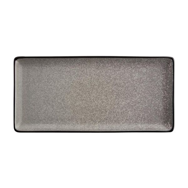 OLYMPIA Mineral assiettes rectangulaires 33,5 x 16cm, UE : 4 pièces, DF175