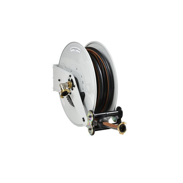 Enrouleur Ebinger OSM 310, maxi 15bar/90 °C, 12m - 13mm DI flexible en caoutchouc ET, 1.310.104