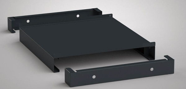 Base de chariot élévateur KLW avec plaque de support pour armoire à tiroirs série SEB (572 x 750 mm), SEB-HSO-100